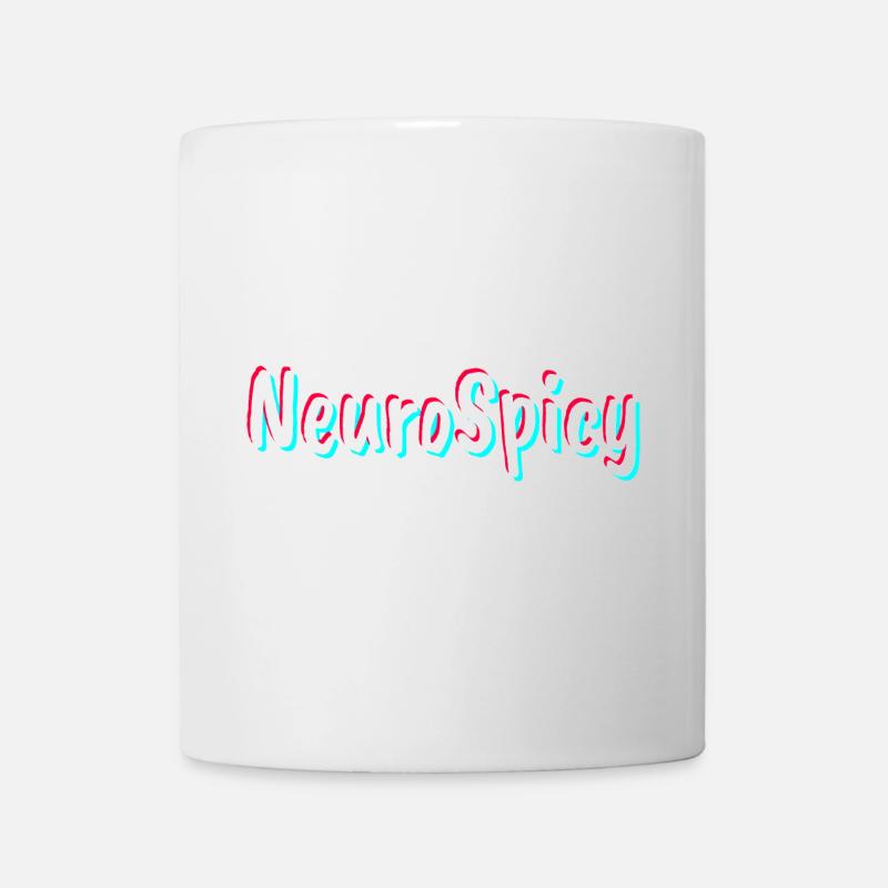Neurospicy TDAH neurodivergent Autisme - Mug blanc - blanc
