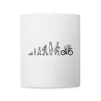 Development of a cyclist - Mug - white - Front