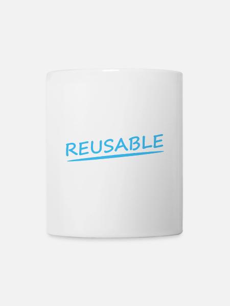 REUSABLE - Tasse - Weiß