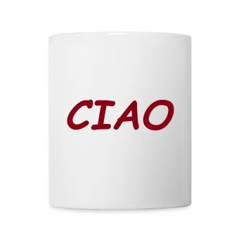 CIAO - Tasse - Weiß - Vorne