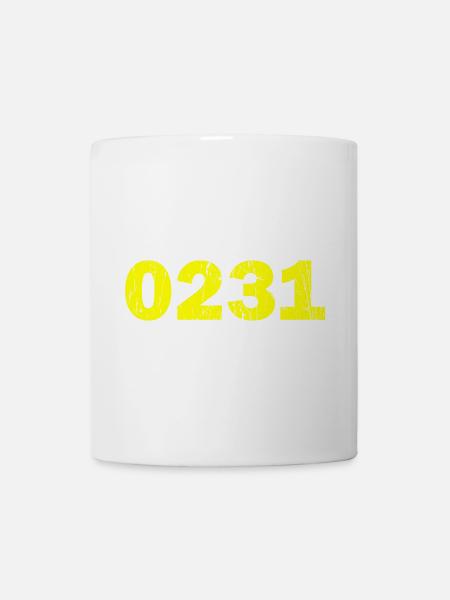 Dortmund Vorwahl 0231 Design Ruhrpott - Tasse - Weiß