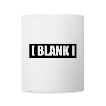 [ Blank ] No Logo Typography - Mug - white - Front