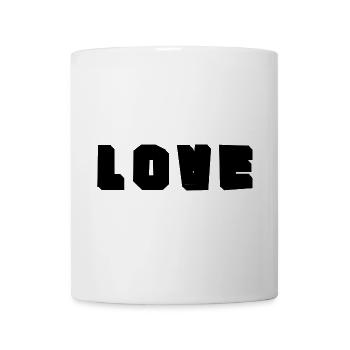 HEART. HEARTS. VALENTINE'S DAY. LOVE. LOVE. COUPLE. - Mug - white - Front
