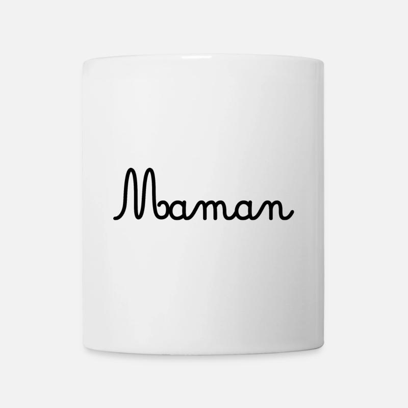MAMAN - Mug blanc - blanc