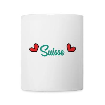 SWITZERLAND. HUMOR. COUNTRY. FLAG. GENEVA. LAUSANNE - Mug - white - Front