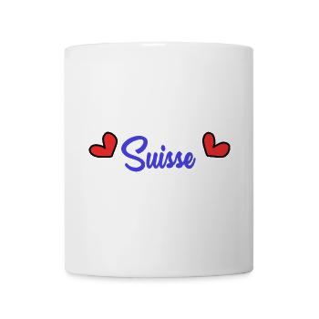 SWITZERLAND. HUMOR. COUNTRY. FLAG - Mug - white - Front