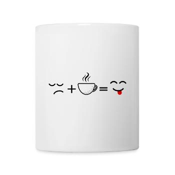 Red Crescent Emblem on Midnight Black - Mug - white - Front