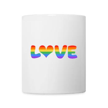 Rainbow Love Lettering - Mug - white - Front