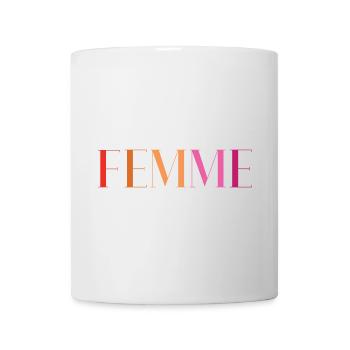 LGBT Pride Month - Lesbian Love. Femme - Mug - white - Front