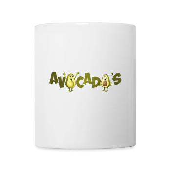 Funny Image of two happy avocados. - Mug - white - Front