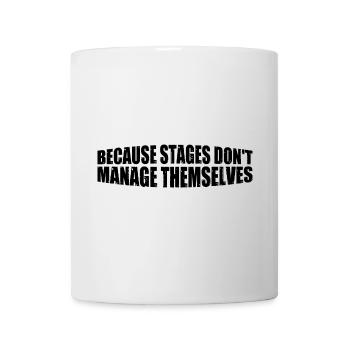 Parce que les étapes ne se gèrent pas toutes seules 4 - Mug blanc - blanc - Devant