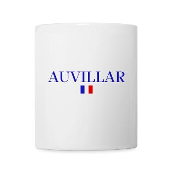 AUVILLAR-French Flag Design. - Mug - white - Front