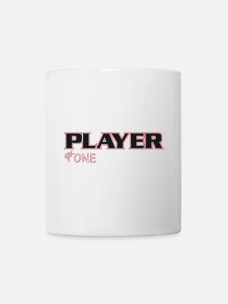 NERDY forever - PLAYER #ONE - Tasse - Weiß