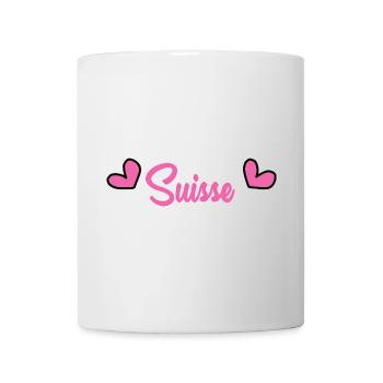 SWITZERLAND. COUNTRY. GENEVA. HUMOR. COUNTRY. FLAG - Mug - white - Front