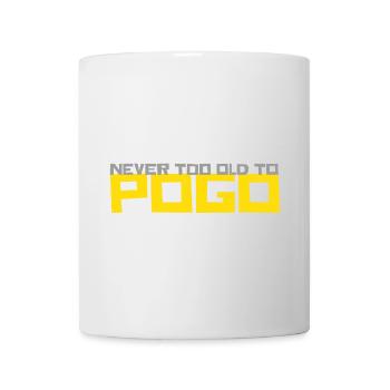 never too old to pogo - Mug - white - Front