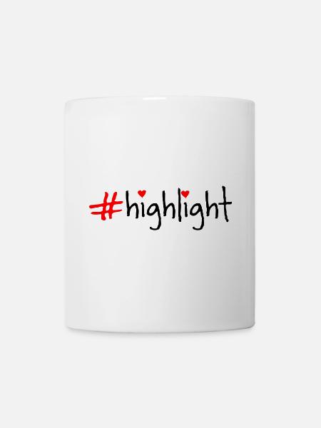 highlight - Tasse - Weiß