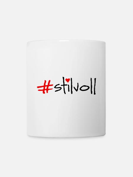 stilvoll - Tasse - Weiß