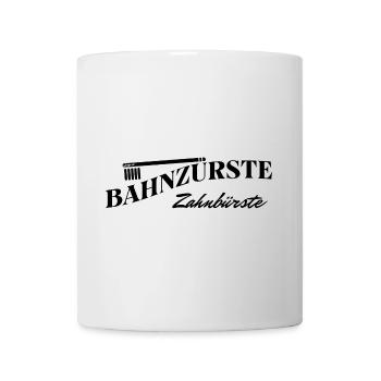 Toothbrush BahnFurnste word twisters AlpSign.de - Mug - white - Front