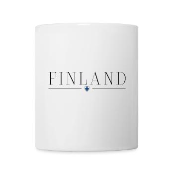 Ich liebe Estland, Eleganz Stil Design T-Shirt - Tasse - Weiß - Vorne