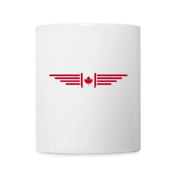 Kanada T-Shirt Outfit Design, Natur & Freiheit - Tasse - Weiß - Vorne