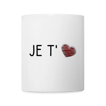 HEART. NOEL. CHRISTMAS. HEARTS. HEART. FATHER's DAY - Mug - white - Front