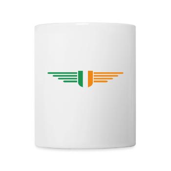 I Love Ireland Elegance Style Design T-Shirt - Mug blanc - blanc - Devant