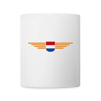 Pays-Bas Fan Outfit Design T-Shirt - Mug blanc - blanc - Devant