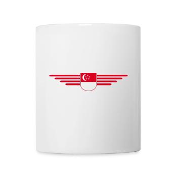 Singapore Fan Outfit Design T Shirt - Mug - white - Front