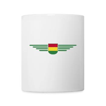J’aime la Bolivie, T-shirt design de style élégance - Mug blanc - blanc - Devant