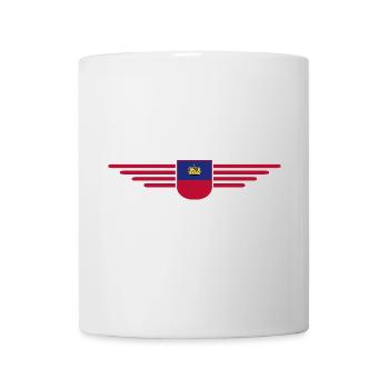 Conception de t-shirt Liechtenstein pour les fans - Mug blanc - blanc - Devant