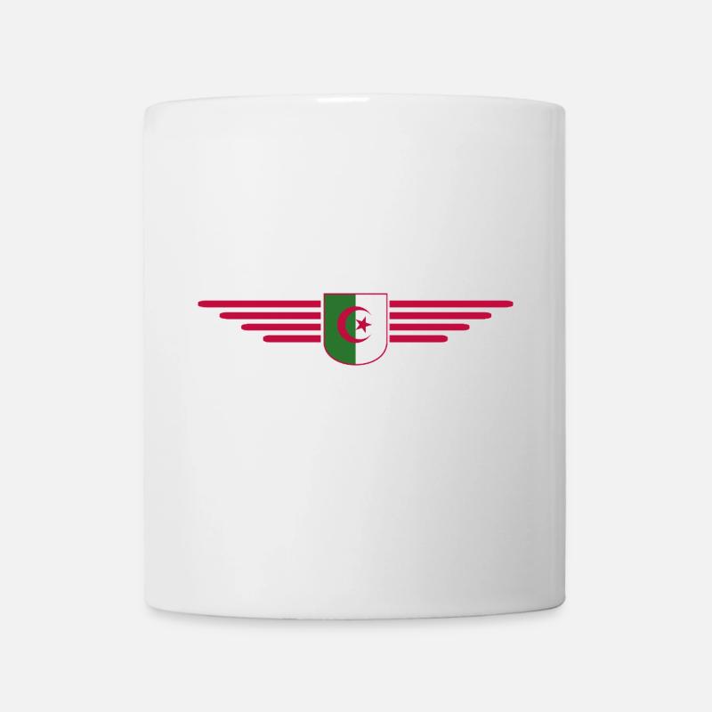Algeria Design – Fierté de l’Afrique du Nord - Mug blanc - blanc