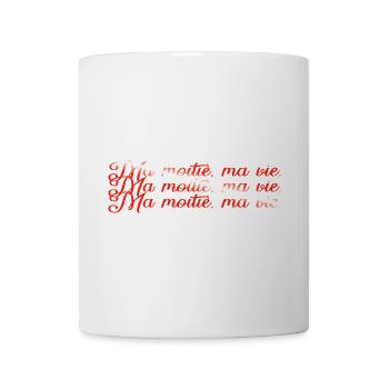 VALENTINES DAY HEART LOVE LOVE ROSE 2 - Mug - white - Front