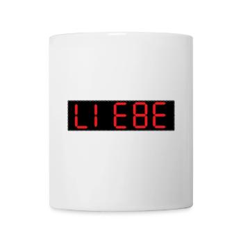 Love 38317 Calculatrice Nombres Police Numérique - Mug blanc - blanc - Devant