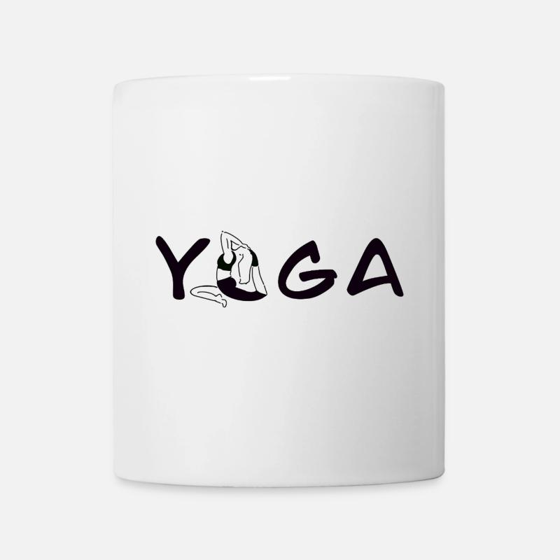 Yoga Pose - Tasse - Weiß