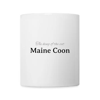 Maine Coon - The king - Mug blanc - blanc - Devant