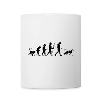 Deutscher Schäferhund Evolution - Tasse - Weiß - Vorne