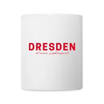 T-shirt Dresde – pour les fans et les amoureux - Mug blanc - blanc - Devant