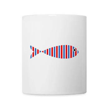 FISH. APRIL FOOL. HOLIDAY. SUMMER. HUMOR - Mug - white - Front