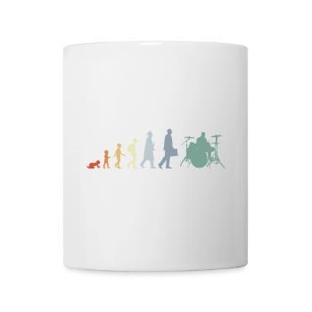 Drummer Evolution - Tasse - Weiß - Vorne