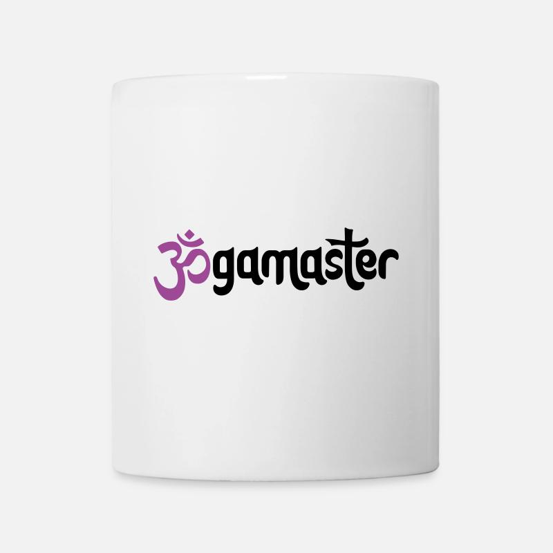 Jogamaster - Typographic OM (3-Color) - Mug - white