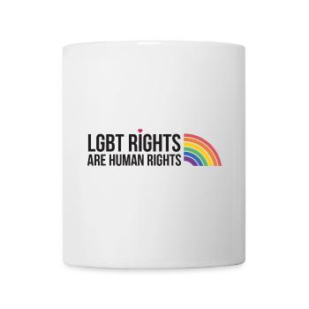 LGBTQ Pride Month - LGBT Rights Are Human Rights - Mug - white - Front