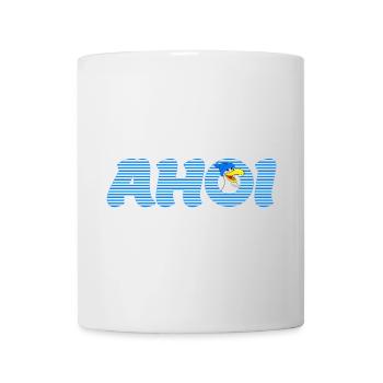 Call Ahoy with Seagull - Mug - white - Front