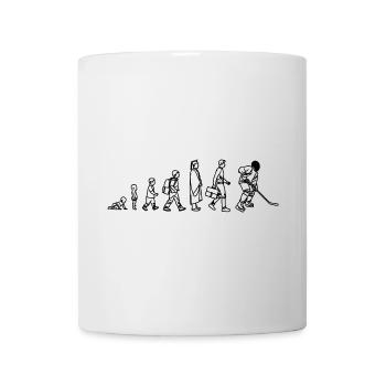 Evolution Eishockeyspieler - Tasse - Weiß - Vorne
