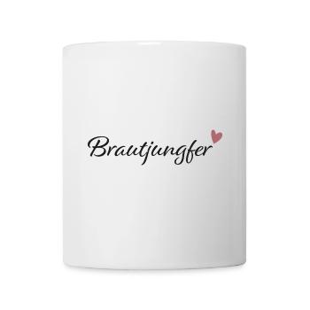 Brautjungfer - Tasse - Weiß - Vorne