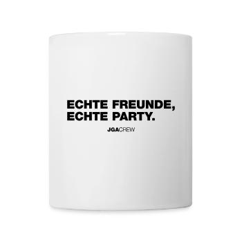Echte Freunde (JGA - Jungesellenabschied) - Tasse - Weiß - Vorne