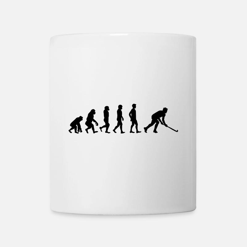 Evolution de floorball - Mug blanc - blanc