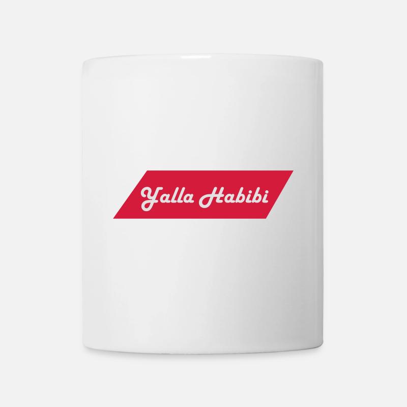 Yalla Habibi - Mug blanc - blanc