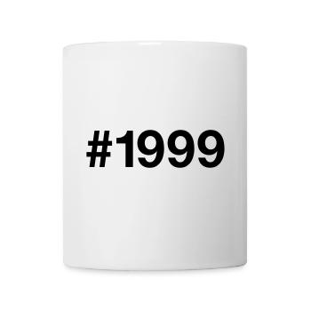 1999 Jahrgang Hashtag 27 Jahre alt 27. Geburtstag - Tasse - Weiß - Vorne
