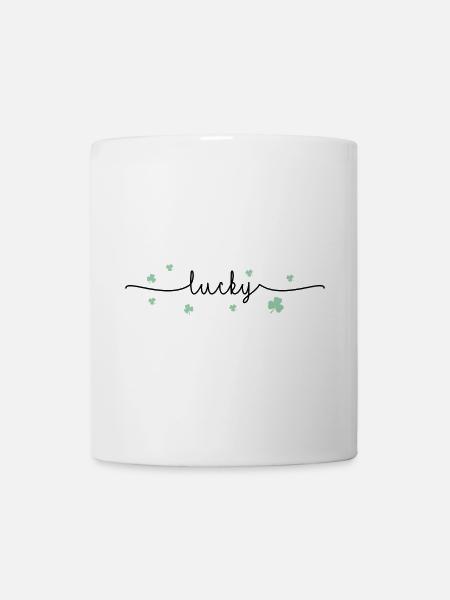 Lucky - Tasse - Weiß