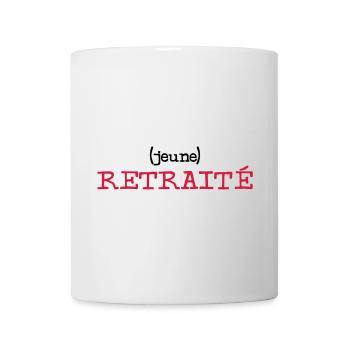 (jeune) Retraité - Mug blanc - blanc - Devant